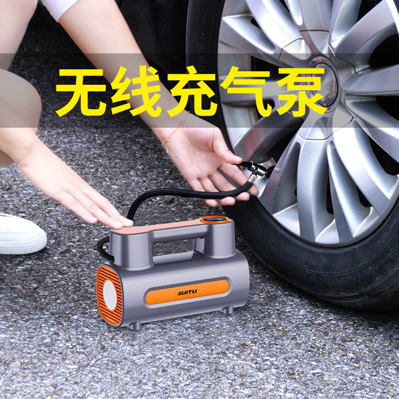 Car air pump, wireless mini portable air filling device, car air pump, electric tire, high-power air injection Specification drawing
