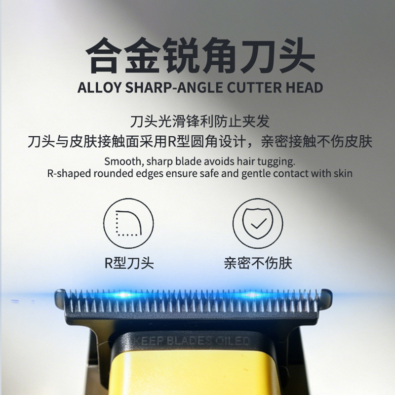 Kemei kemei cortador de pelo KM-1567 cortador de pelo especial para peluquería pusher rotor externo pusher eléctrico details Picture