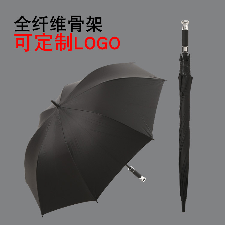 Long-handled automatic black rubber golf, Rolls-Royce, Audi, Mercedes-Benz, Bentley advertising umbrella, fixed umbrella Application Scenario