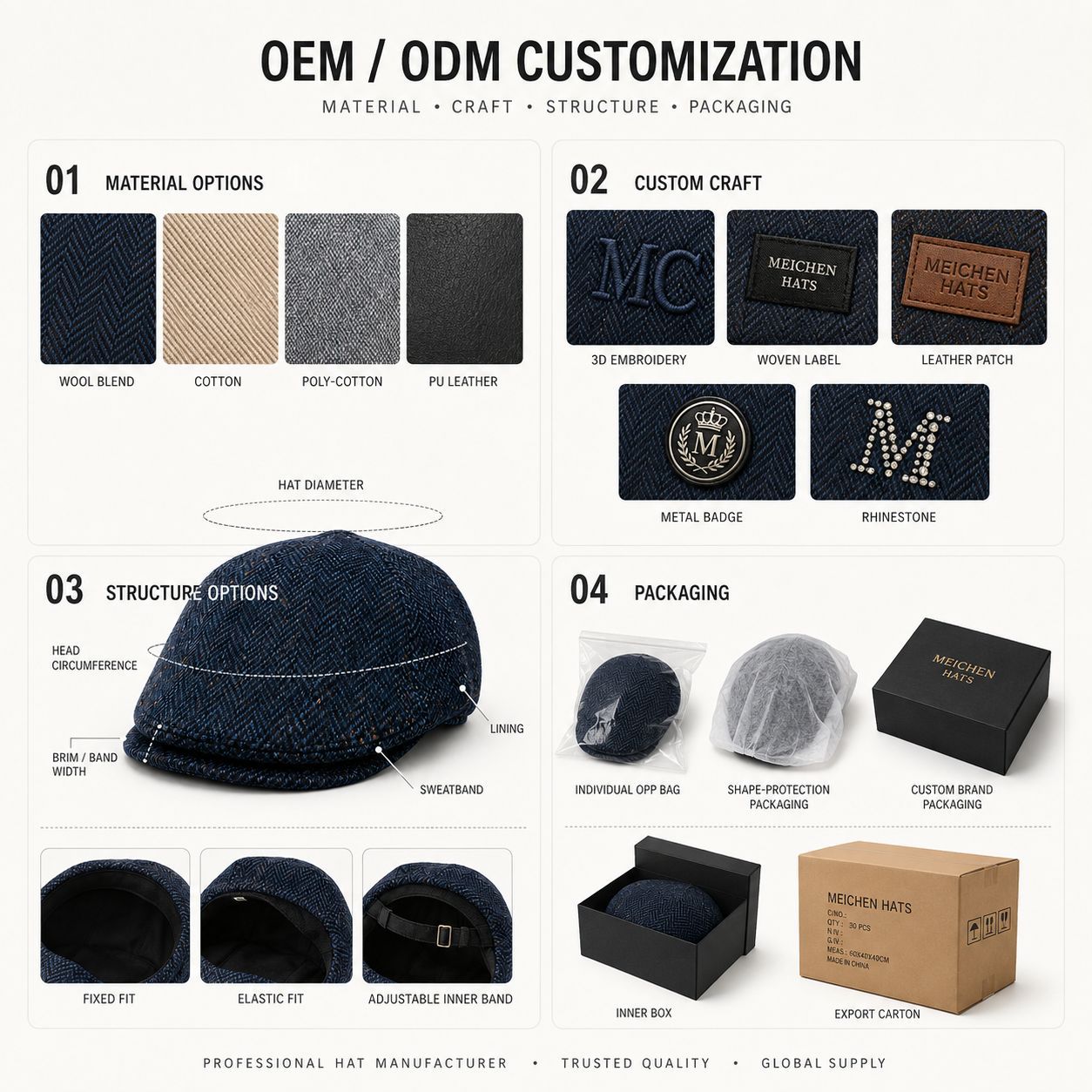 Beret hats, men's casual classic, spring, summer and autumn outings, sun protection and shade hats, cross-border forward hats, baseball caps trend Application Scenario
