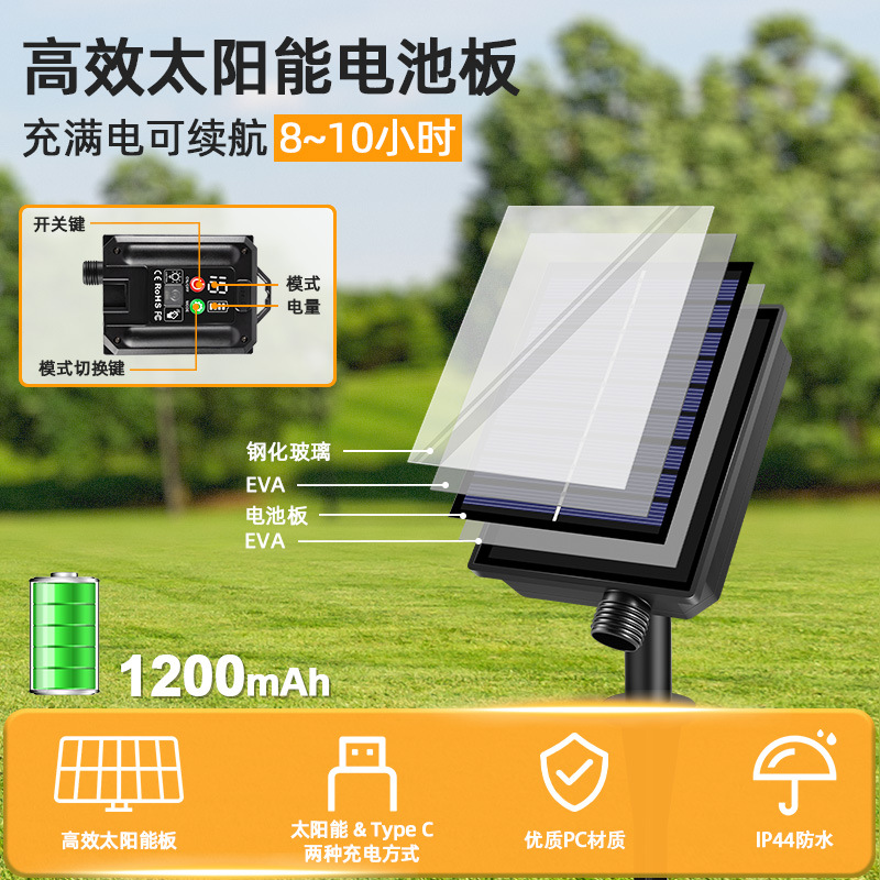 室外LED灯串实物图