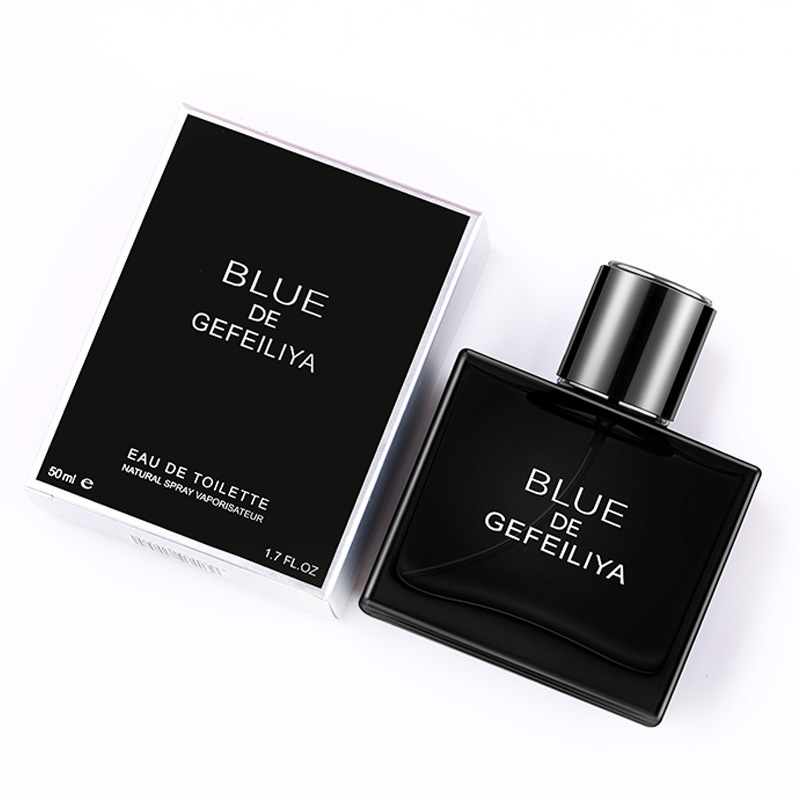 Black perfume bottle and packaging box, cosmetics lip gloss, face cream box, cushion powder compact box, makeup accessories Item Picture