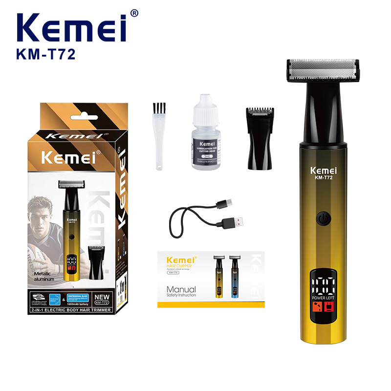 Kemei kemei cross border electric shave KM-T72 shave knife shave depilación íntima