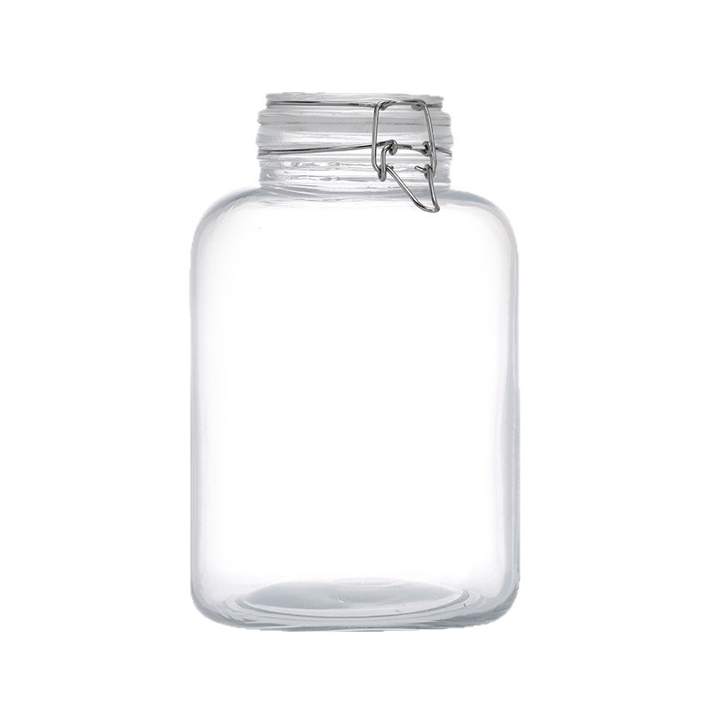 Wholesale glass sealed cans, stainless steel snap-on tea cans, food storage cans, kitchen five-grain storage boxes Item Picture