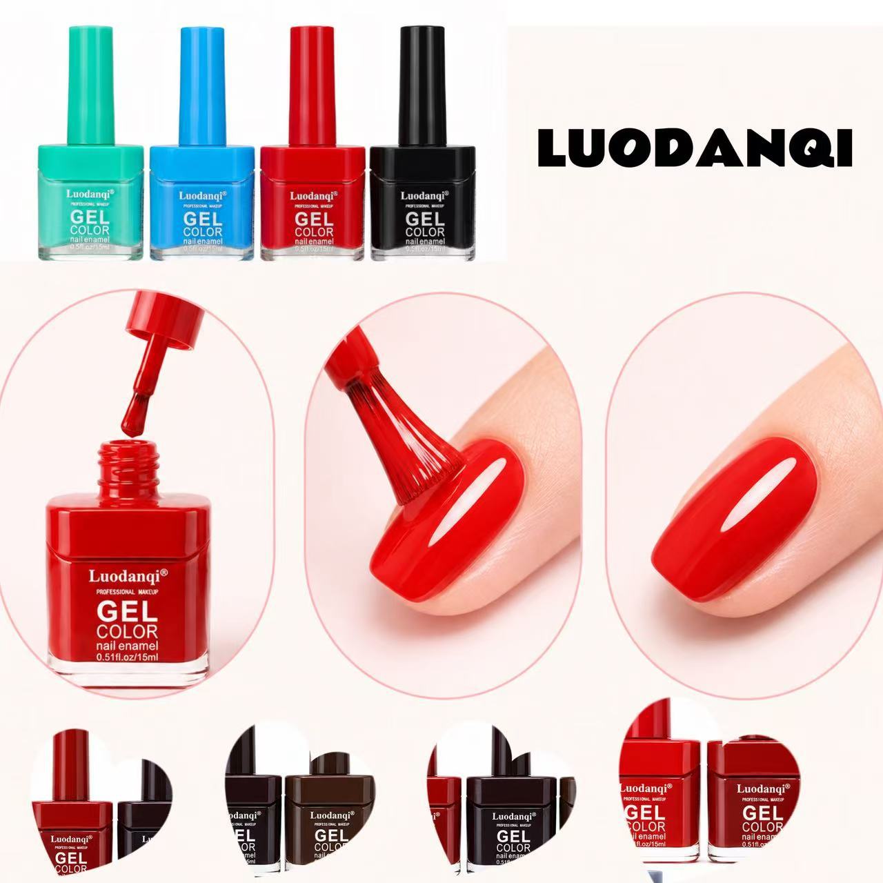 New 16-color nail polish for export factory direct sales, daily dopamine nail art cross-border exclusive supply Application Scenario