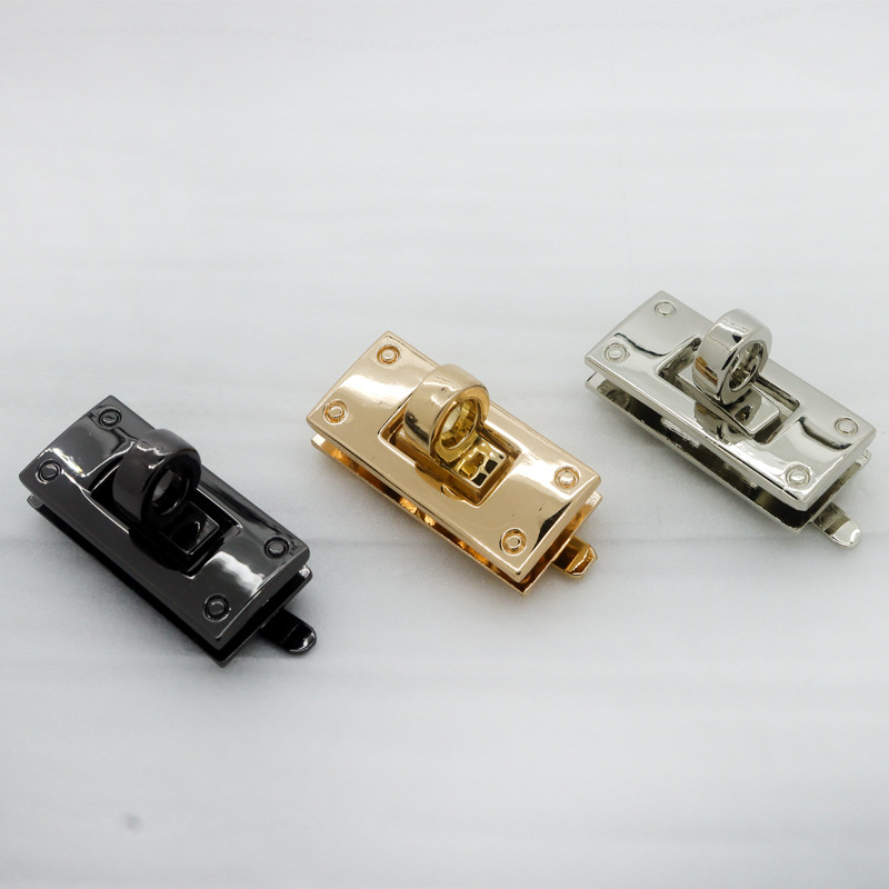 Wholesale hardware locks, hangers, bag locks, bag buckles, bag accessories, bag and handbag buckles, alloy twist locks Specification drawing