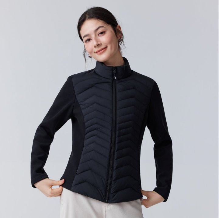 Costilla abajo chaqueta mujer otoño invierno 2026 nuevo ligero slim slim pequeña cintura bruta cuello de ganso abajo ropa abrigo corto Specification image