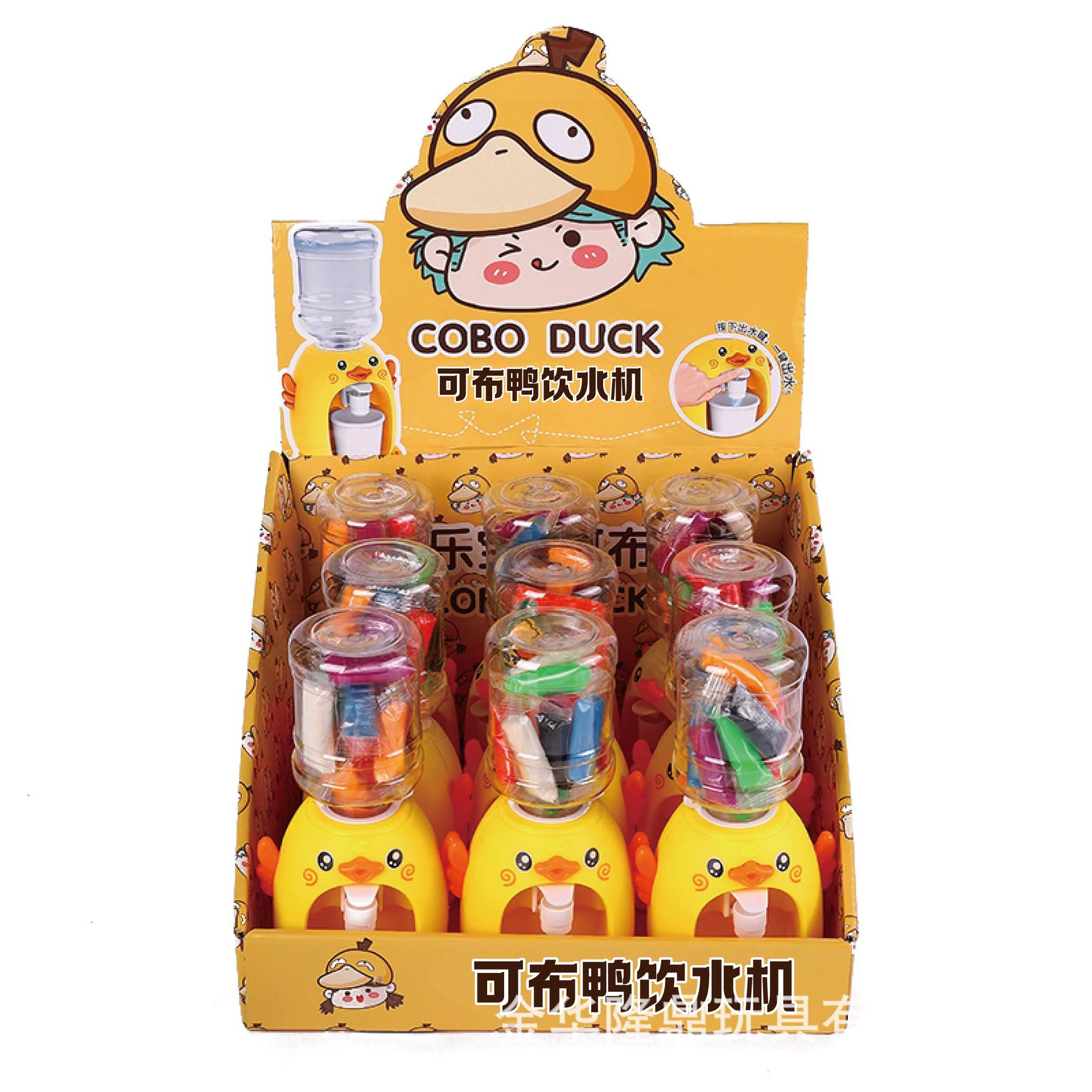 Color mud fuente de fábrica kombi pato dispensador de agua color mud para niños DIY juguete de plastilina puzzle juguetes de enseñanza arcilla Item Picture