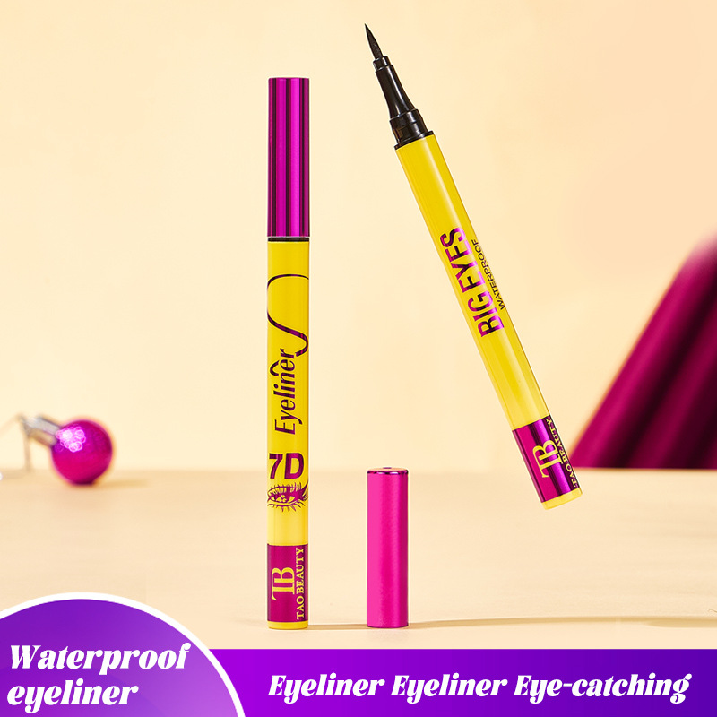 【 Cross-border Exclusive 】TaoBeauty7D Eyeliner Pen Waterproof, Sweat-proof, Non-fading and Non-smudging Eyeliner Pen wholesale