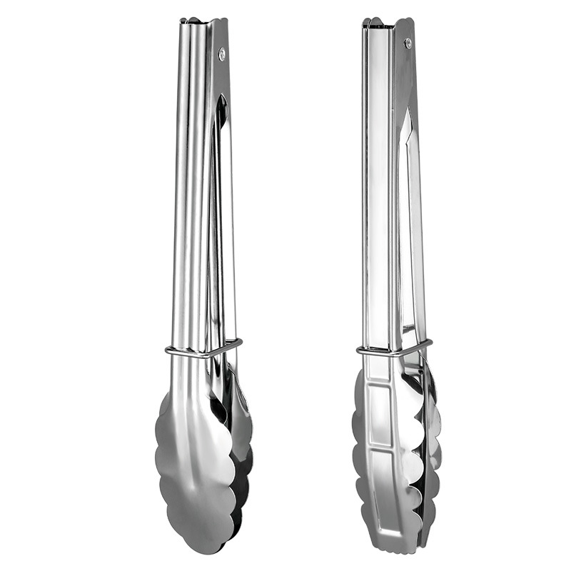 食品夹/不锈钢零食夹/厨房用具/牛排铁板/儿童发夹白底实物图