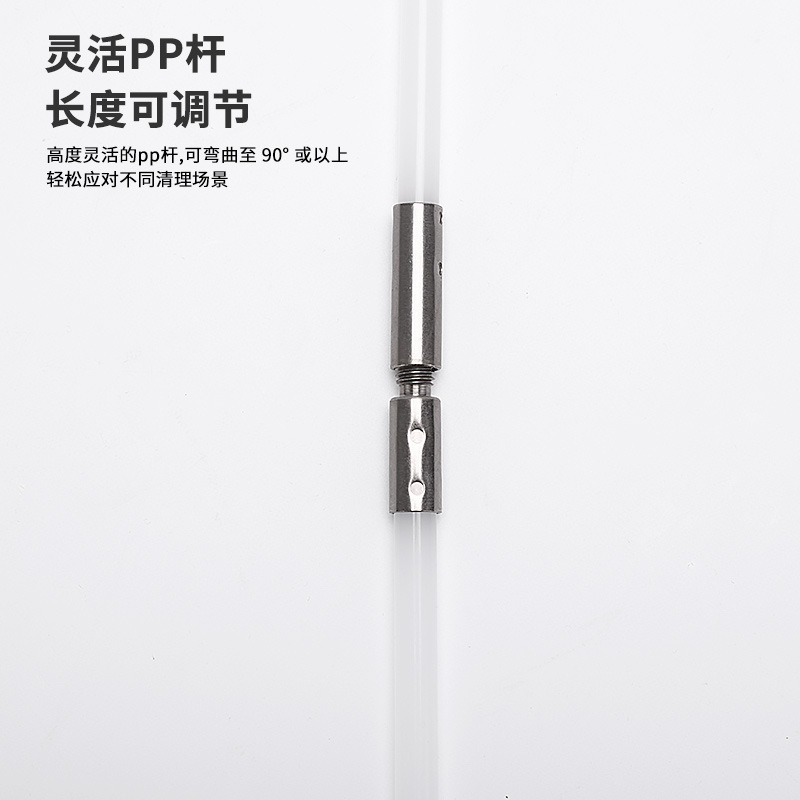 The manufacturer's multi-functional cleaning brush, chimney brush set, pipe brush, cleaning and unblocking, nylon PP rod, adjustable Specification drawing