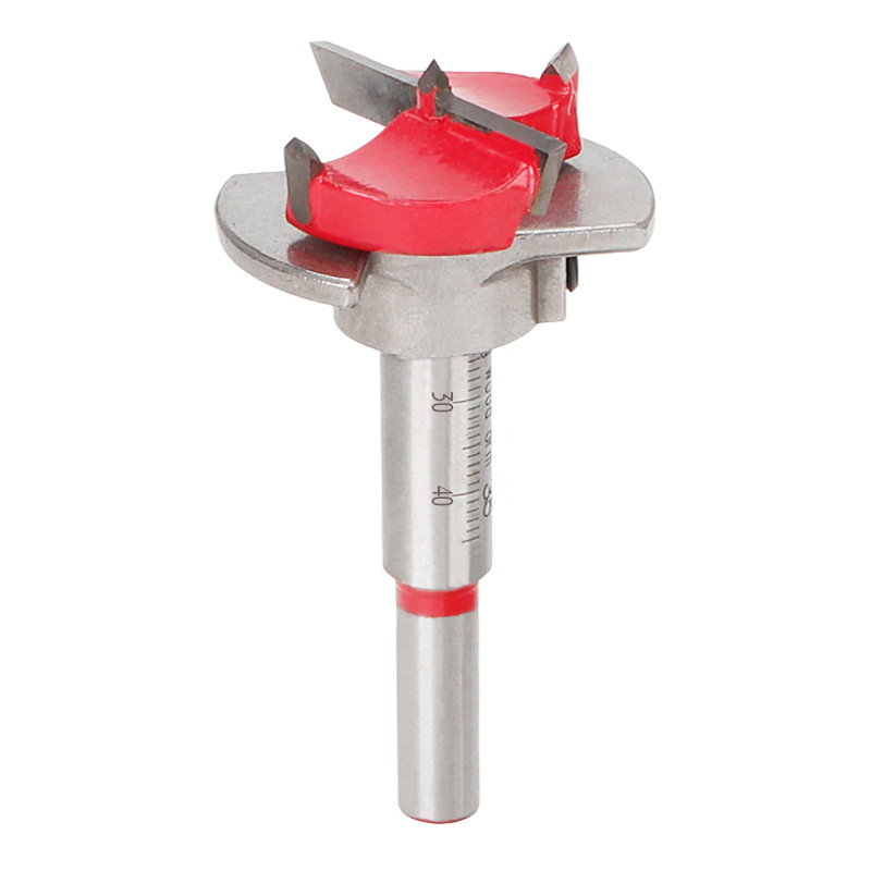 Cabinet hinge limit hole opener 35mm woodworking positioning drill bit Etteboard hinge pipe adjustable hole opener Item Picture