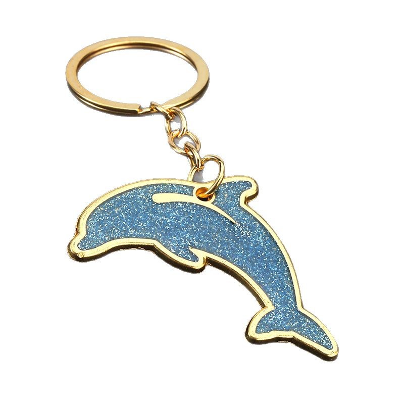 钥匙扣/钥匙扣公仔挂件/流沙入油玩具/宋锦小马挂件/宋锦白底实物图