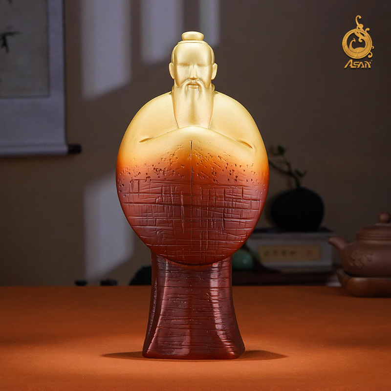 厂家直销黄铜摆件《孔子》家居饰品孔夫子工艺品书房装饰送老师