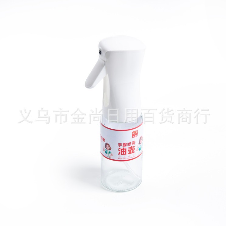 Cross-border hand-held spray oil bottle, household kitchen large-capacity glass oil bottle, bottling oil, pouring oil, leak-proof soy sauce and vinegar bottle