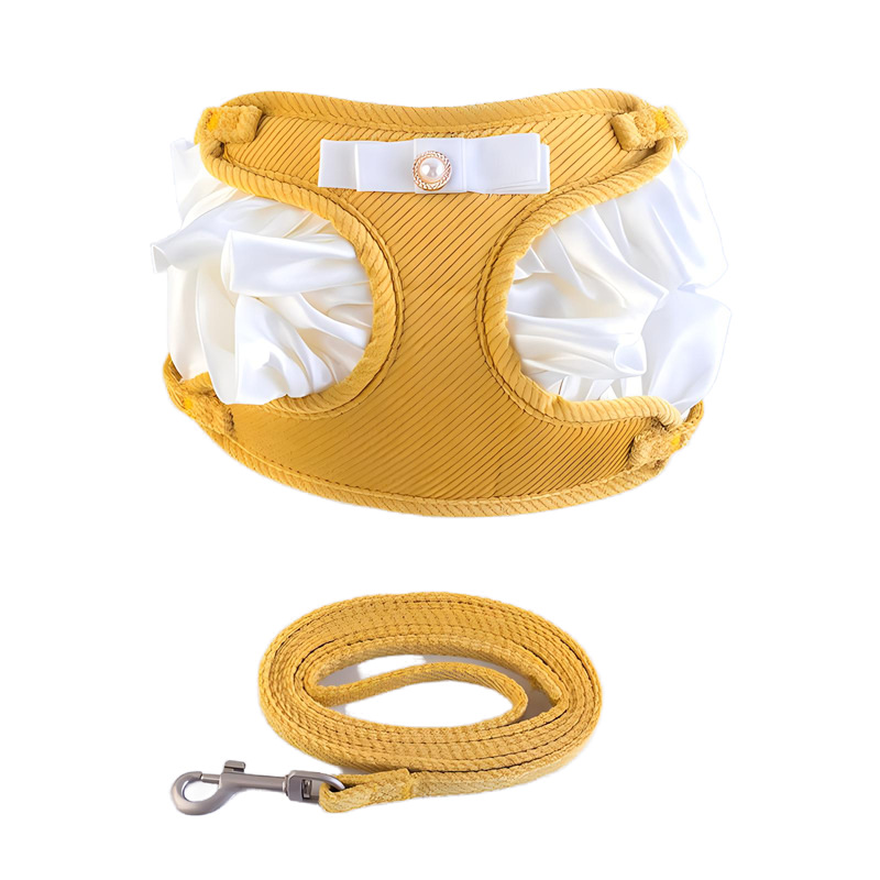 New lace flying sleeve chest and back pet cat and dog leash, Teddy Bichon Frise small dog outdoor leash Item Picture
