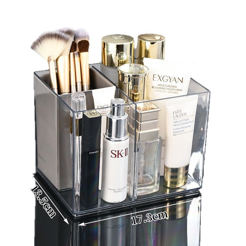 High-End Makeup Brush Storage Box, Lipstick Dressing Table Desktop, Pen Holder Shelf, Cosmetics Hair Dryer Storage Box