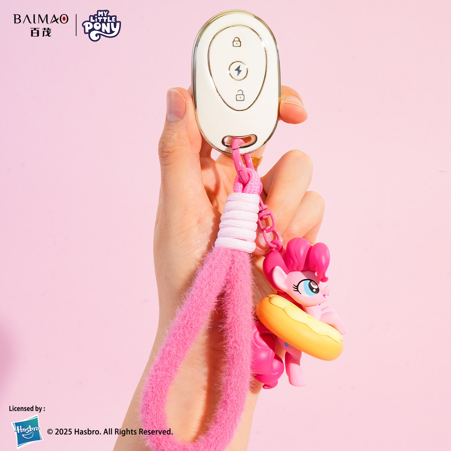 Baimao's genuine My Little Pony Donut series pendants are personalized and exquisite, featuring trendy best friend bags and small pendants details Picture