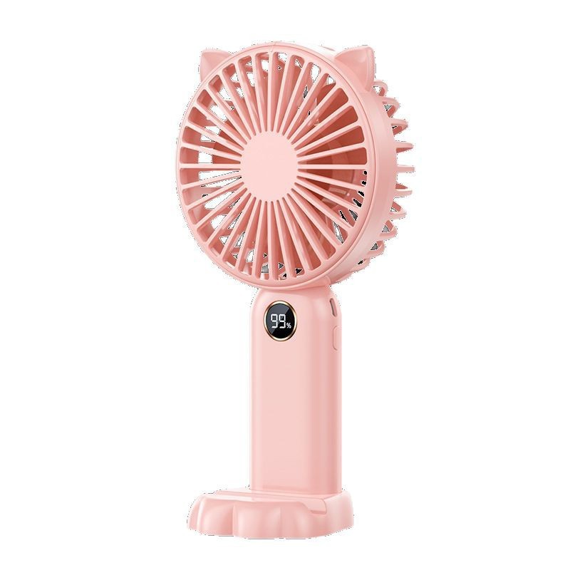 The 2025 new handheld mini fan is a compact, quiet, mini student with usb rechargeable battery for long battery life Item Picture
