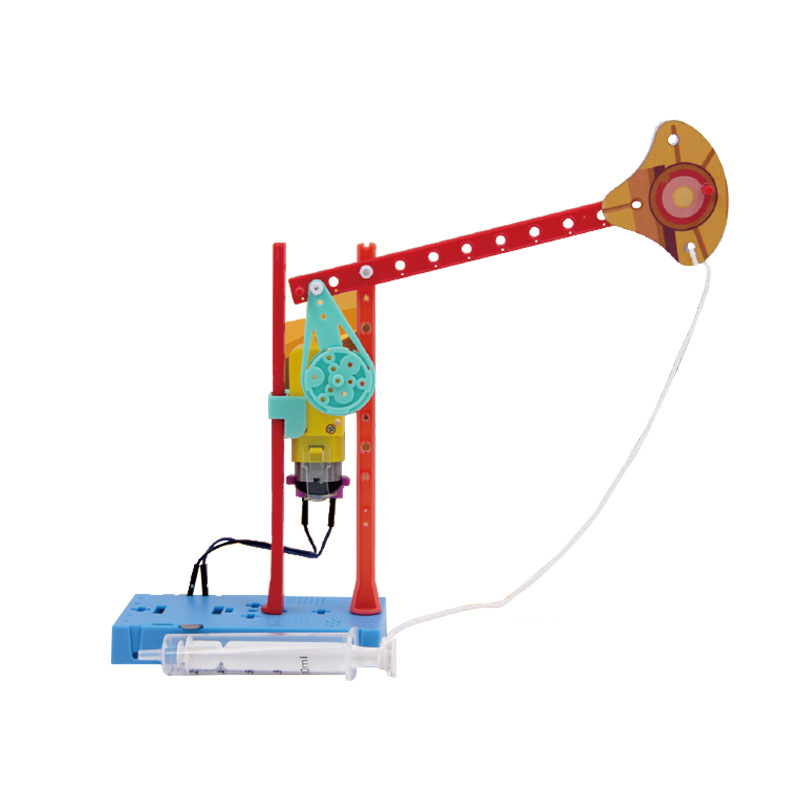 科学实验/科技小制作/木头科学实验/Diy科学小实验/diy龙舟白底实物图