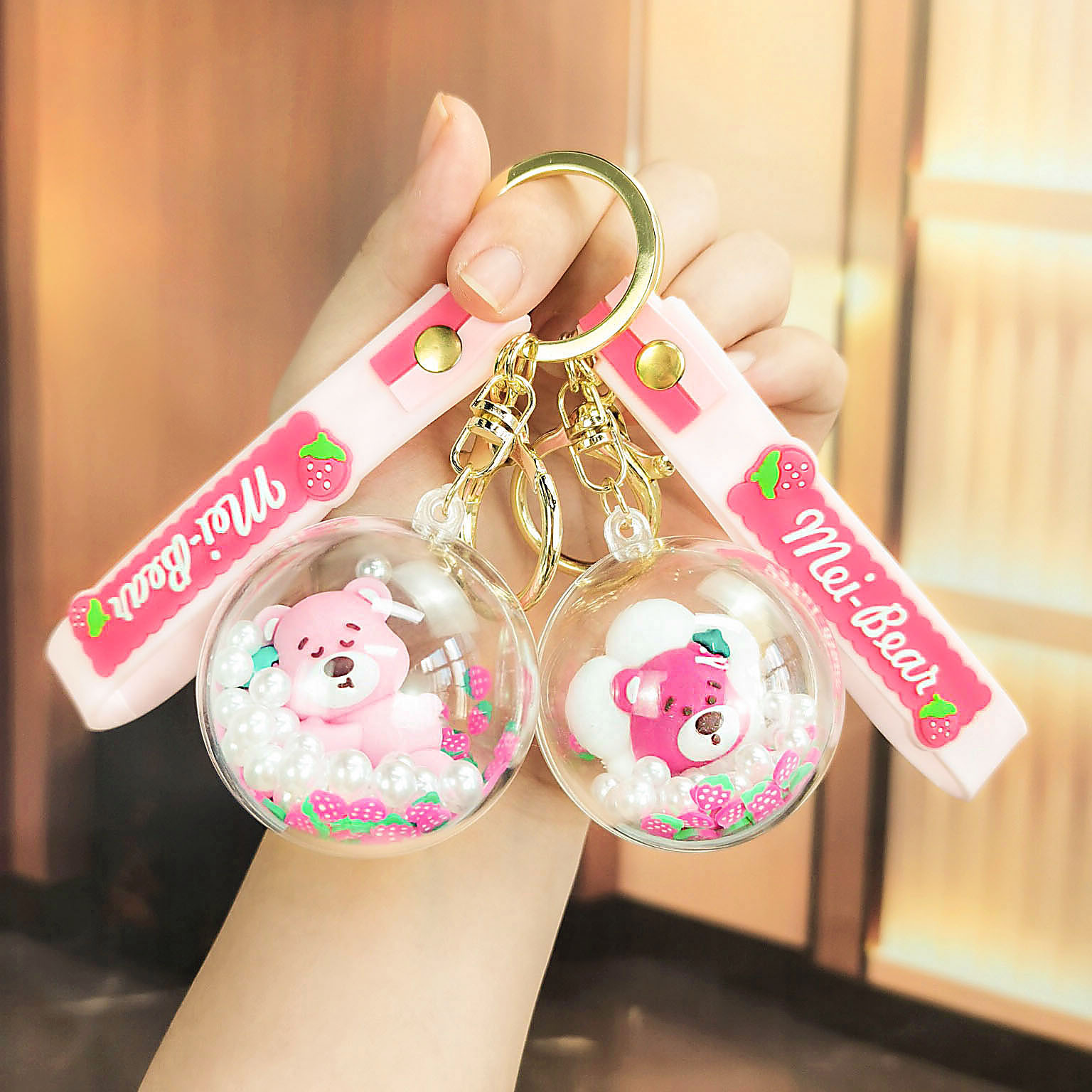 钥匙扣/卡通钥匙扣挂件/钥匙扣公仔挂件/发光闪光钥匙扣/马卡龙钥匙扣产品图