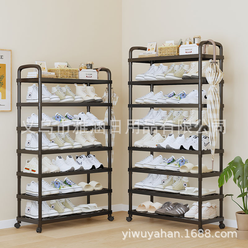 多功能置物鞋架加厚承重防潮收纳架客厅玄关鞋柜组合款细节图
