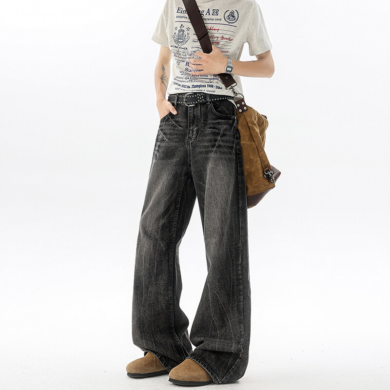 男士牛仔裤实物图