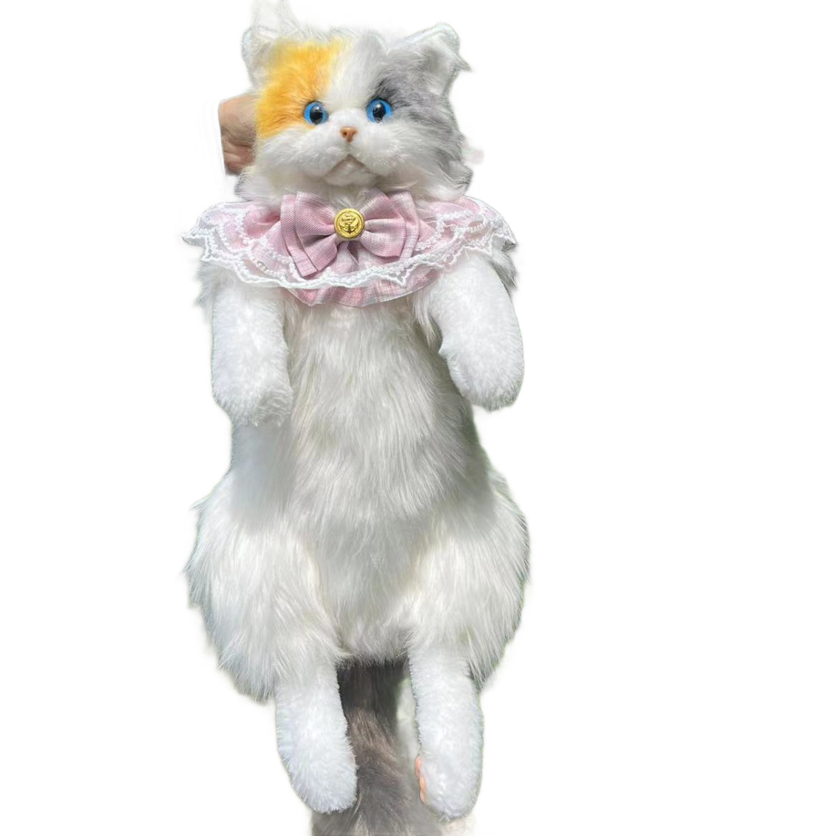 哭哭马/毛绒玩具/ai玩具/毛绒玩具小马驹/灯笼白底实物图