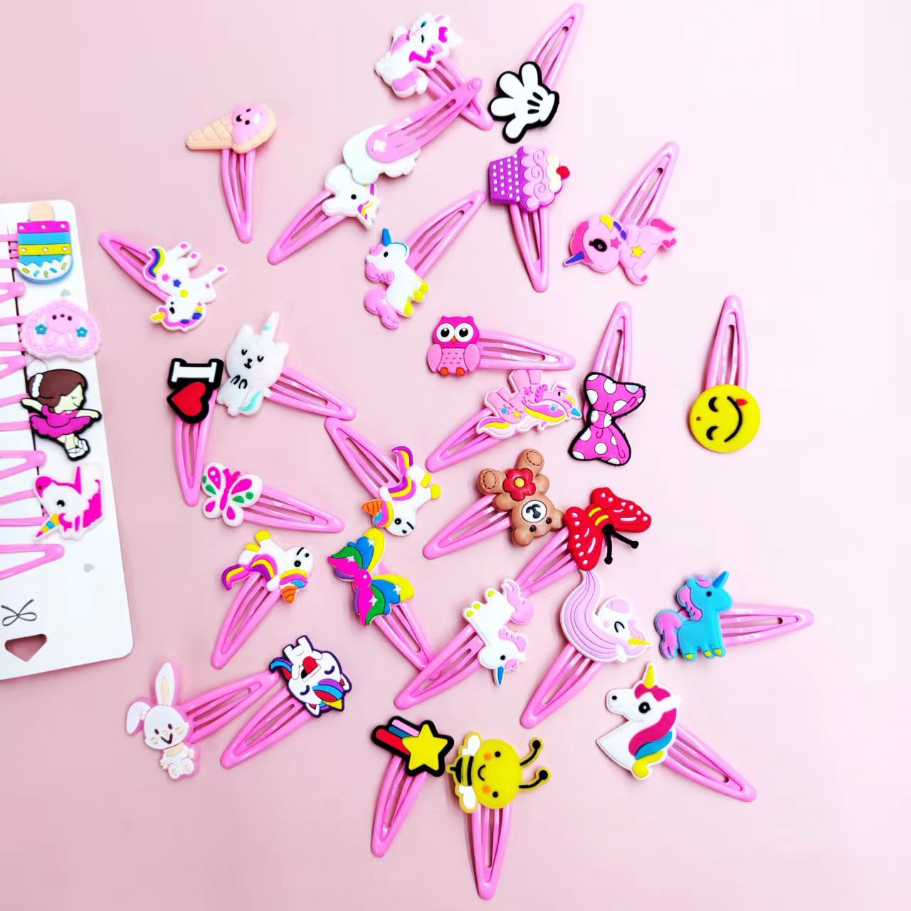 New cross-border Amazon bb clips, children's hair clips, Bee series hair accessories, street stall small commodities, hair clips, factory direct sales Specification image
