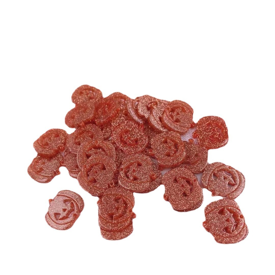 字母金属配件/铃铛/树脂配件/亚克力链条扣/DIY白底实物图