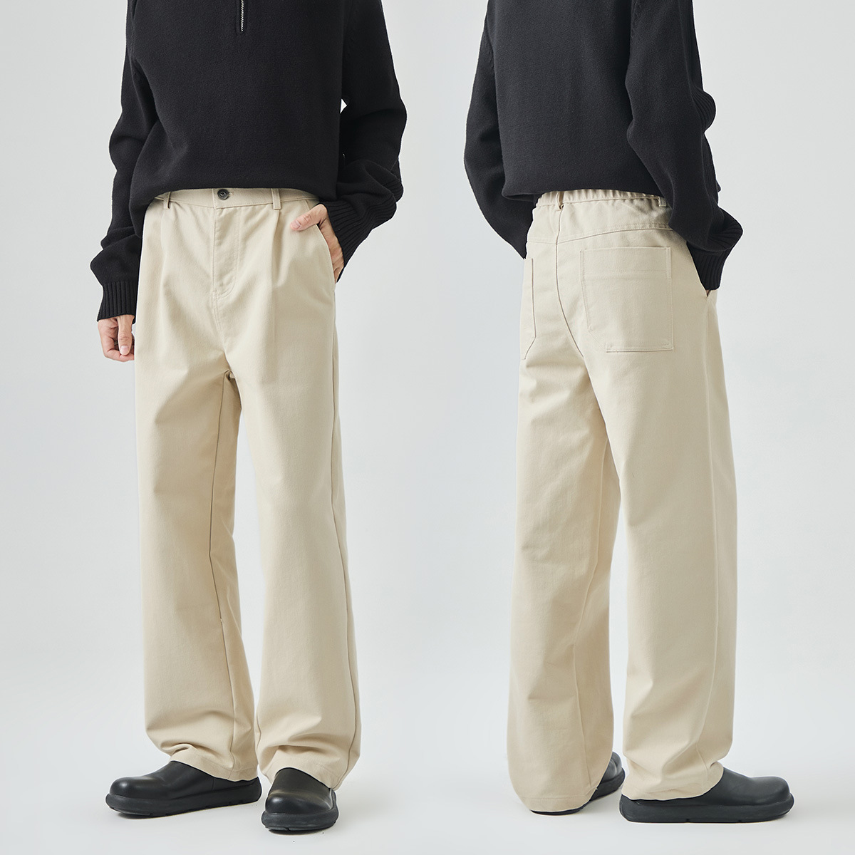 男士牛仔裤实物图