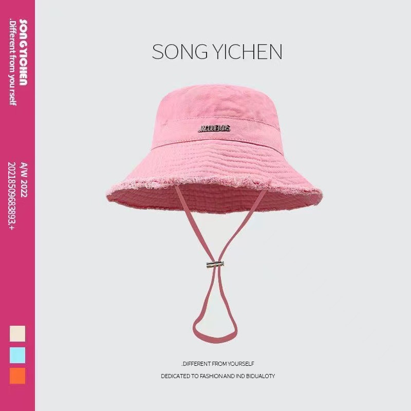 Japanese-style fisherman hats, sun hats, sun protection hats, large brim sun protection hats, women's summer UV protection face hats for spring and summer Specification image