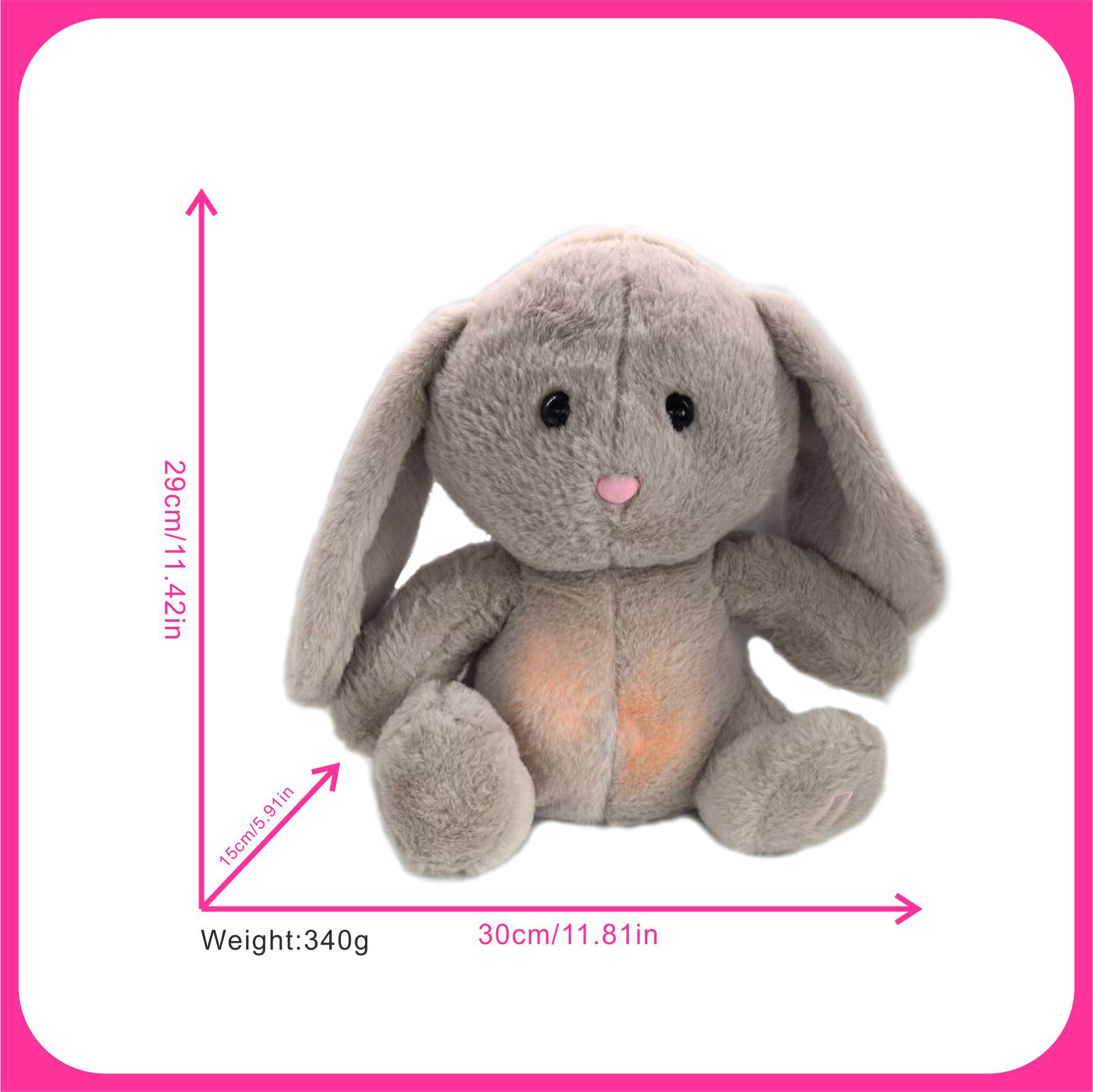 Cross-border toys, breathing otter baby soothing dolls, children's birthday gifts, Kapibala dolls, baby elephants details Picture