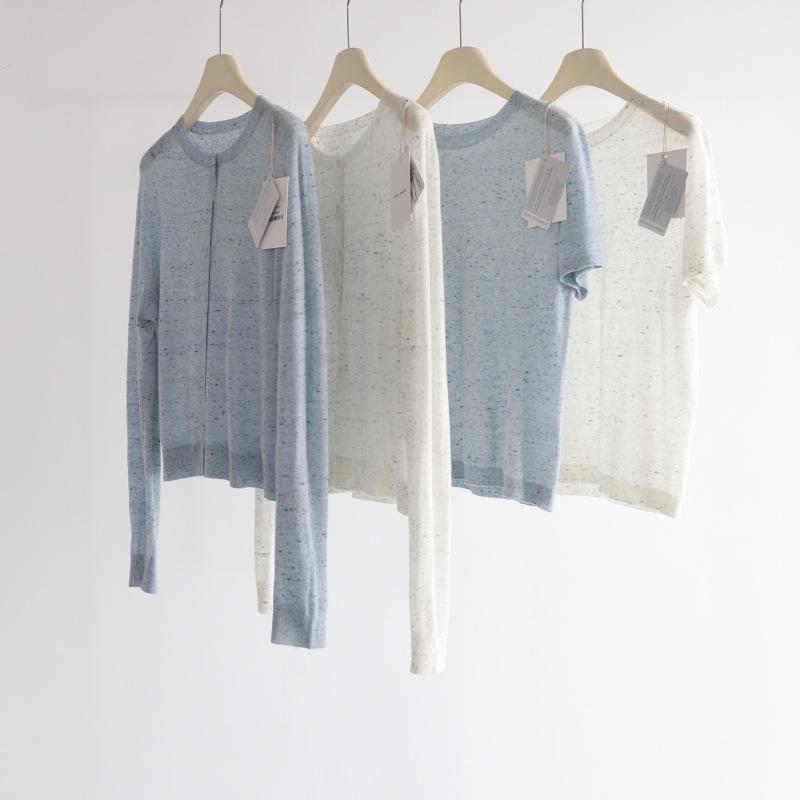 Spring and Summer Colorful 16-needle seamless long-sleeved knitted cardigan for women, soft and skin-friendly commuting outerwear, with a thin coat