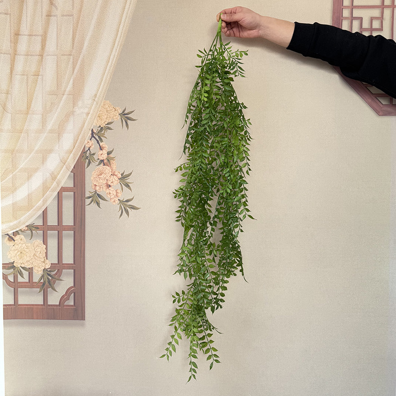 Artificial green plants, wall-hung orchids, flower decorations, hanging plants, artificial flowers, vines, grass, ferns, grass hangings, and artificial horticulture Application Scenario