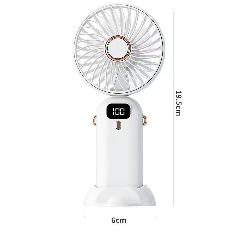 手持小风扇/手持风扇/小风扇/电风扇手持/手持高速风扇白底实物图