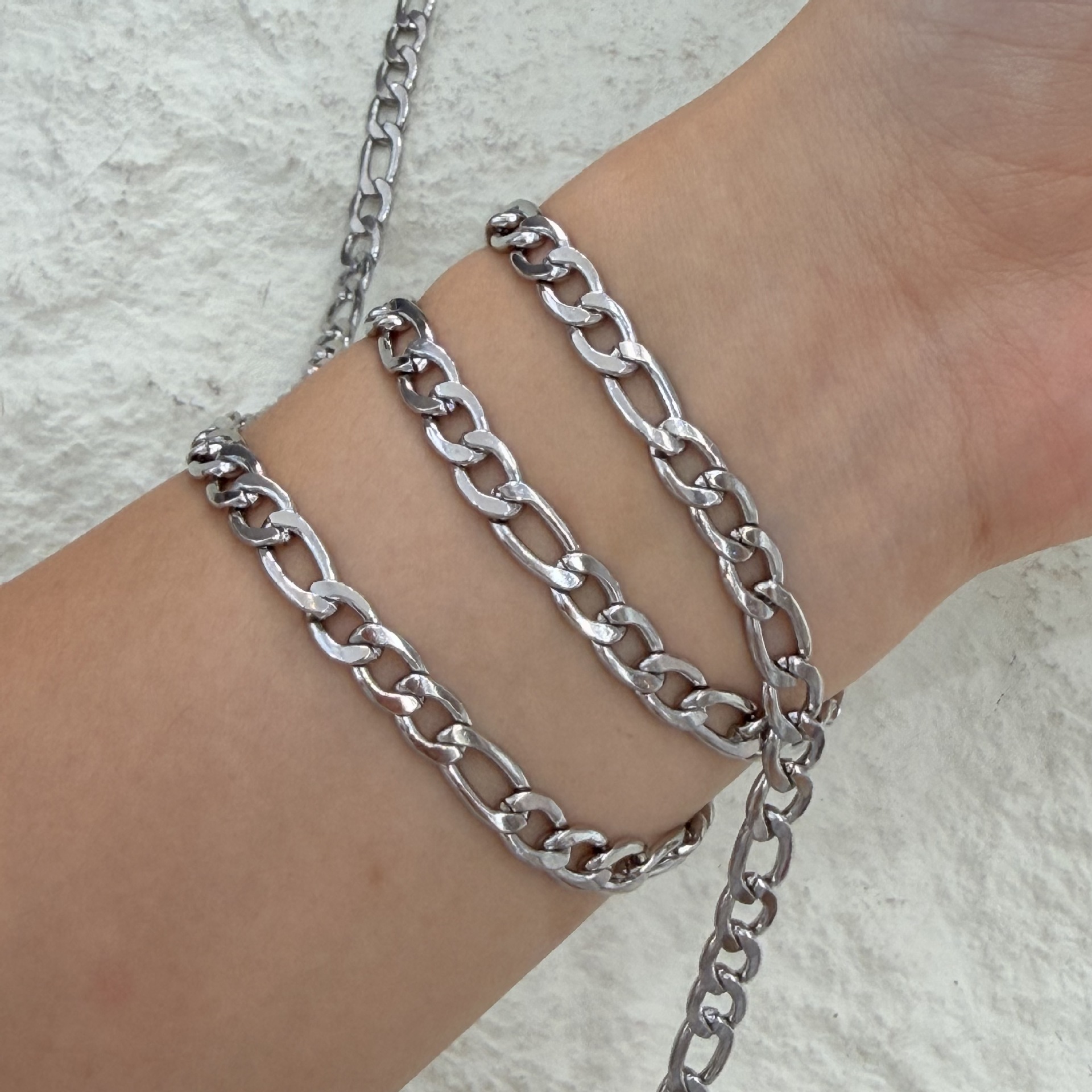 NK3:1 stainless steel jewelry chain diy accessories, roll necklaces, bracelets, bare chains wholesale Application Scenario