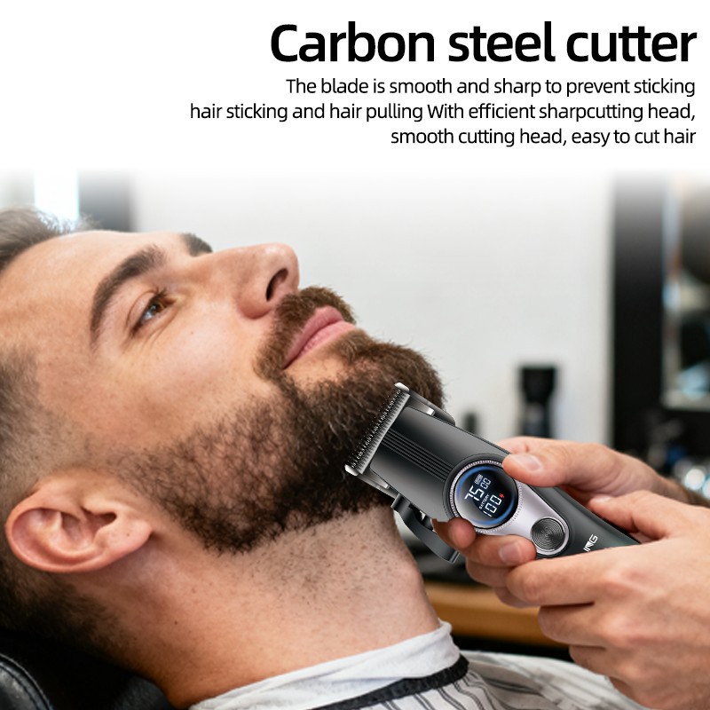 DALING darling 9509 hombre profesional 3in1 afeitado combo set viene con pantalla digital USB recargable aceite cabeza corte Application Scenario