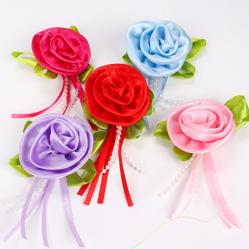 手工花朵辅料喇叭花服装饰品纺织辅料礼品盒装饰厂家现货供应