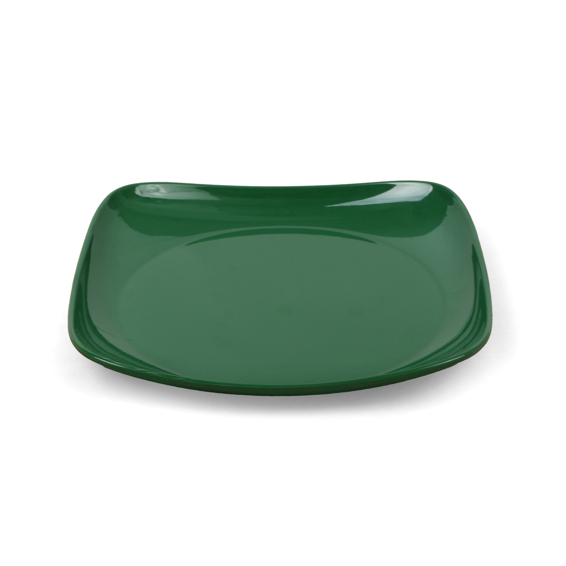 Export rice noodle rolls, melamine tableware, square plates, green barbecue plates, fast food plates, stir-fried breakfast plates, plastic wholesale Specification drawing