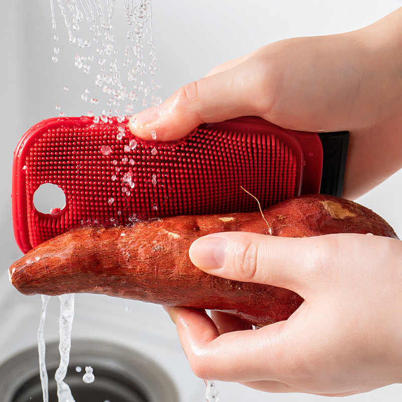 批发厨房果蔬清洁刷蔬菜水果刷洗可弯曲多功能水槽砧板缝隙刷子