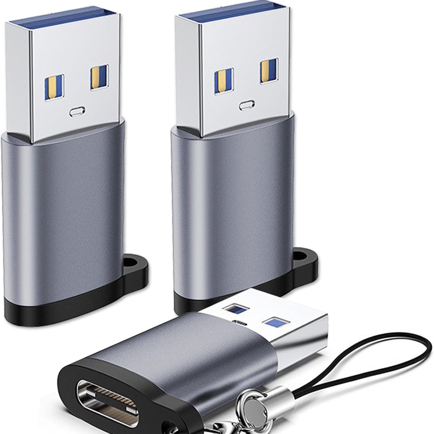 Type Female to USB3.0 male OTG adapter multi-functional mobile phone charging data transmission converter portable Item Picture