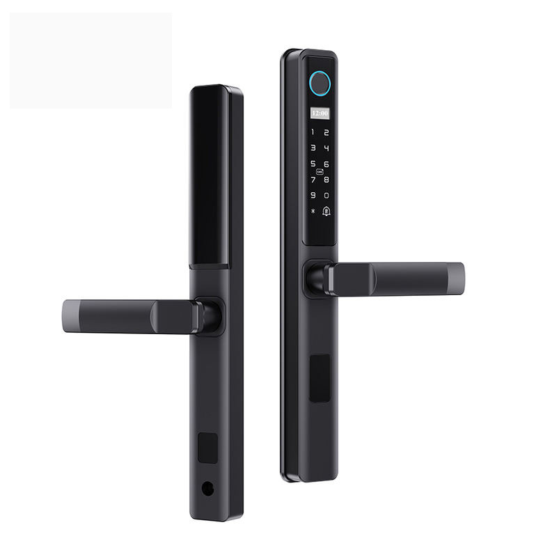 Graffiti wifi remote control narrow-side door fingerprint broken bridge aluminum lock outdoor waterproof balcony electronic combination lock
