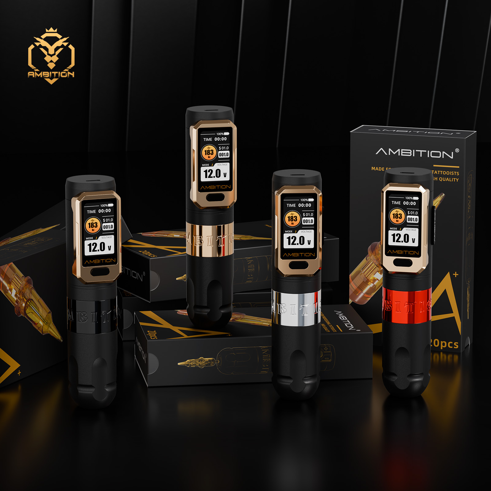 shanilak  必胜黄金甲纹身笔无线纹身机一体机割线打雾刺青纹眉机器