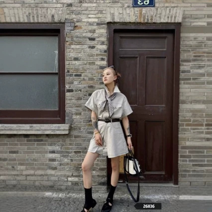 连衣裙/裙子/国风服装/女装/大码女装连衣裙产品图