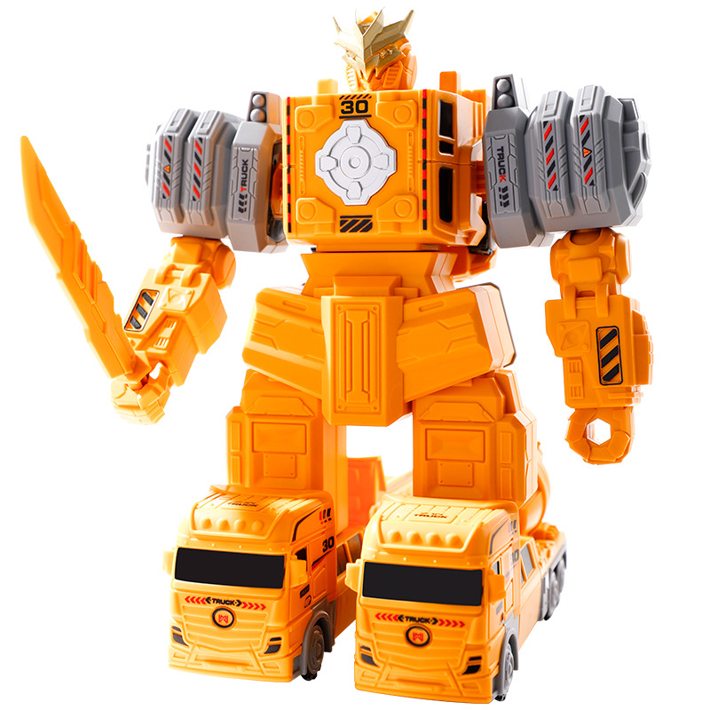 ONSHINE/ Childhood Infinite Building Blocks Storm Transformation Mecha Assembly Toy Children's Magnetic Building Block Gift Item Picture