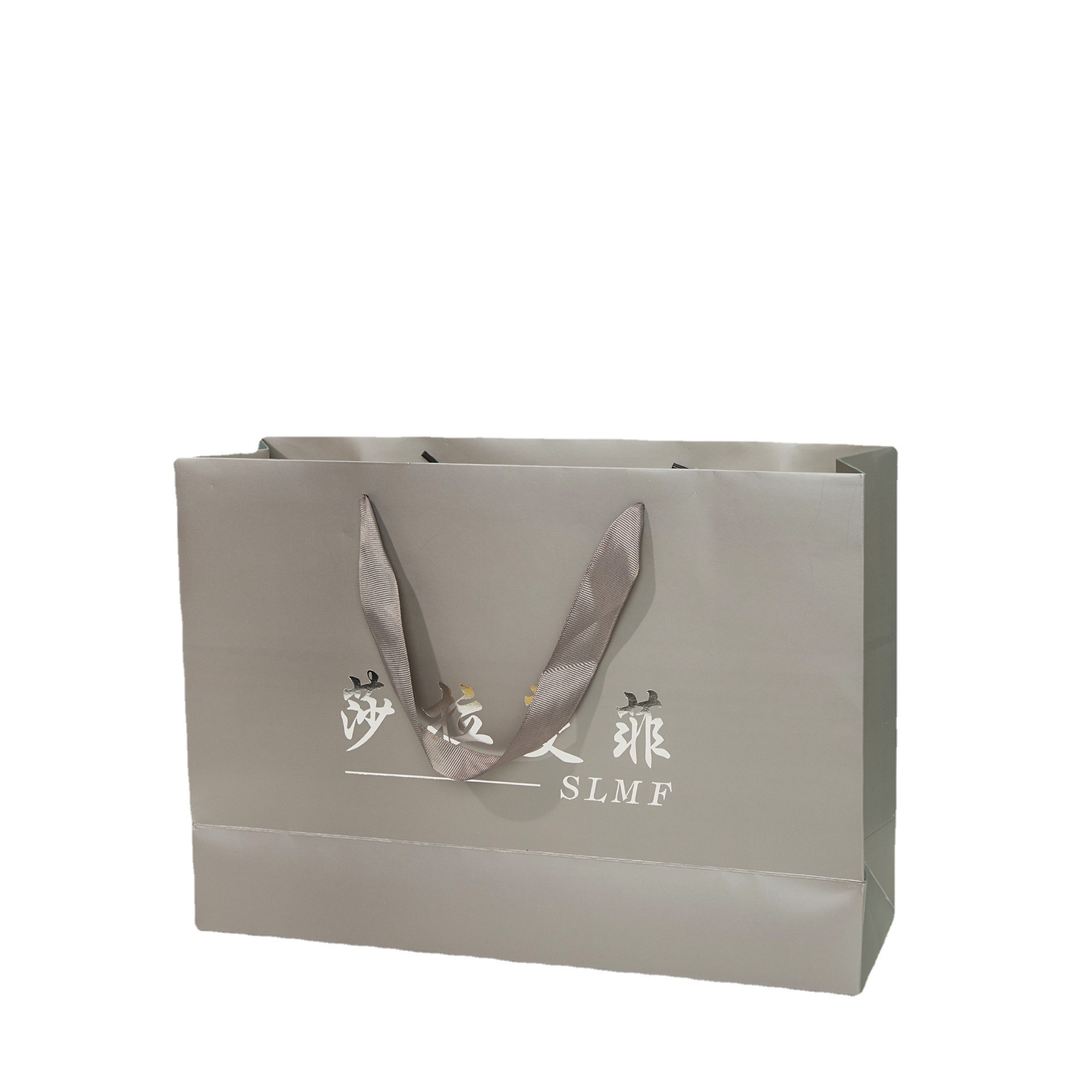 Customized white card paper and kraft paper handbags, takeout gift packaging paper bags, milk tea baking clothing bags wholesale Item Picture