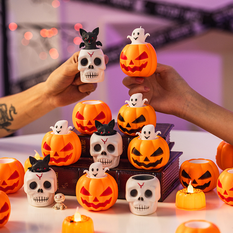 Halloween funny pumpkin head pinching fun to relieve stress, Ghost Festival party decoration, venting pranks, ghost toys Application Scenario