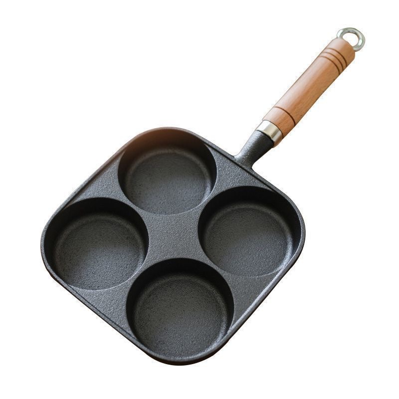 المقلاة بالحديد المقلي ذات أربعة ثقوب من المقلاة بالبيض المعمق Item Picture