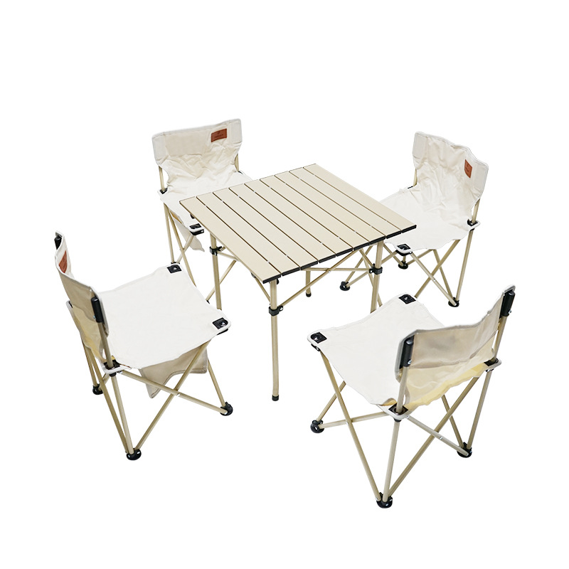 CHANODUG/ Chanodug Factory Direct Sales of outdoor simple self-driving tour table and chair sets, casual folding picnic table and chair Specification image